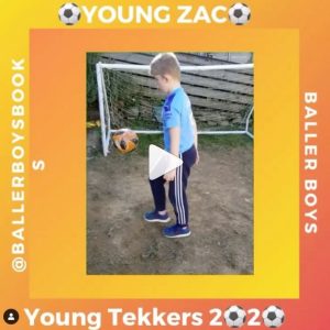 Young Tekkers Baller Boys Football Challenge Zac