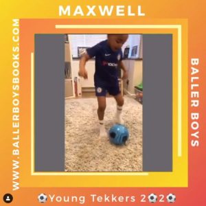 Young Tekkers Baller Boys Football Challenge Maxwell